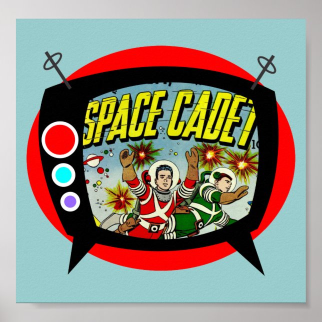 Space-kadett-TV Poster (Framsidan)