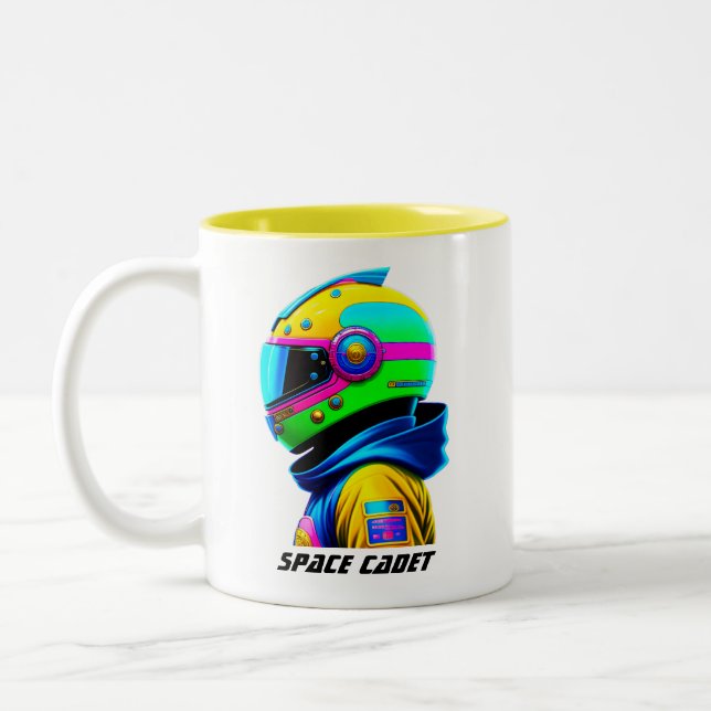 Space-kadett Två-Tonad Mugg (Vänster)