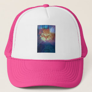 Space Kattunge Says Read My Ögon Truckerkeps