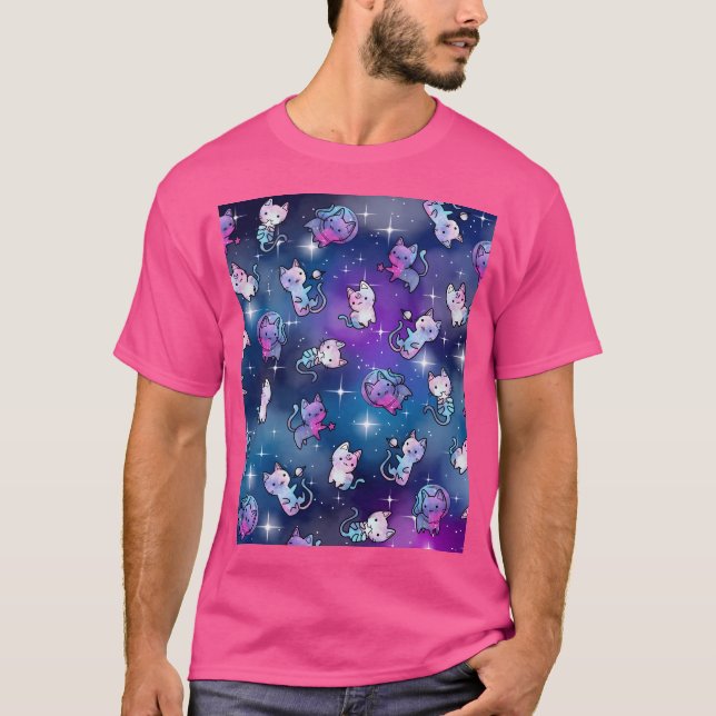 Space Kattunge T Shirt (Framsida)