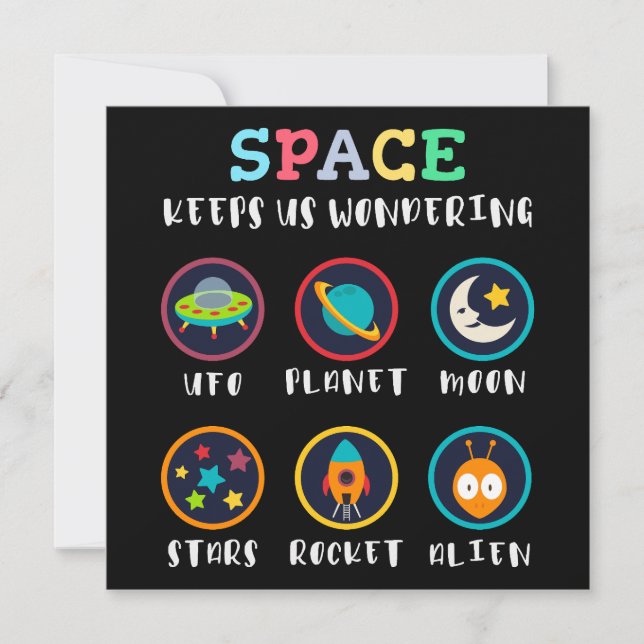 Space keeps us wondering (Framsida)