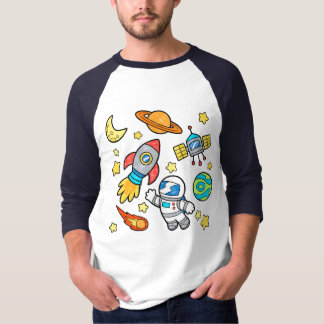 Space Kid baseball shirt T Shirt
