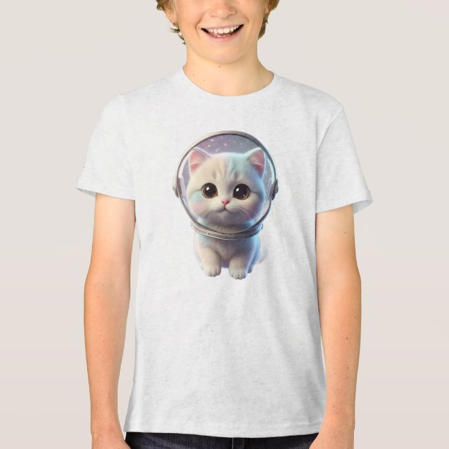 Space Kitty 3D T Shirt (Framsida)