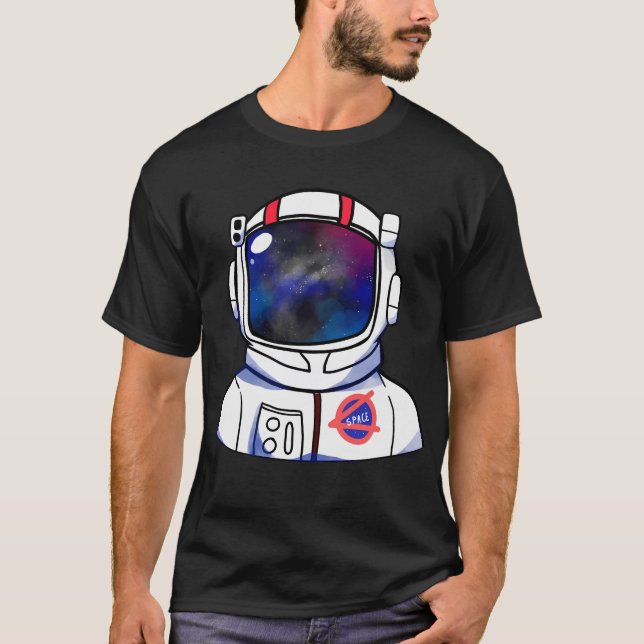 Space Kostym T Shirt (Framsida)