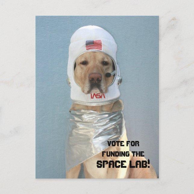 Space Lab Vykort (Framsida)