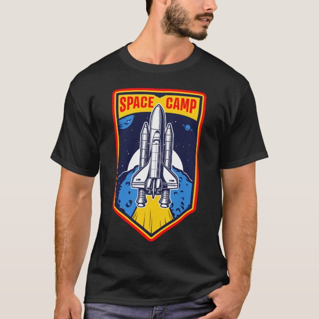 Space-läger T-Shirt (Framsida)