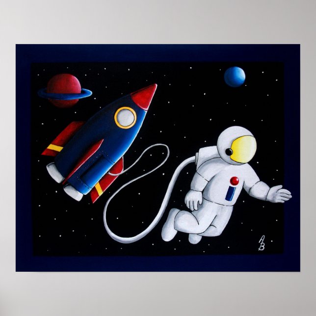 Space Man Poster (Framsidan)