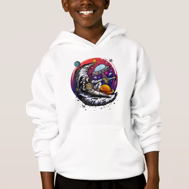 Space Måne Cheese T Shirt (Framsida)