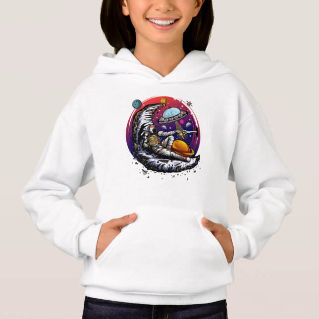 Space Måne Cheese T Shirt (Framsida)