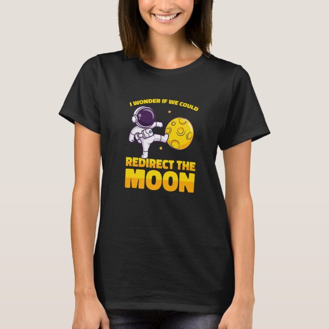 Space Måne Galaxy - Solar System Planets Astroid R T Shirt (Framsida)