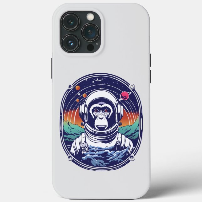 Space Monkey Astronaut (Baksida)