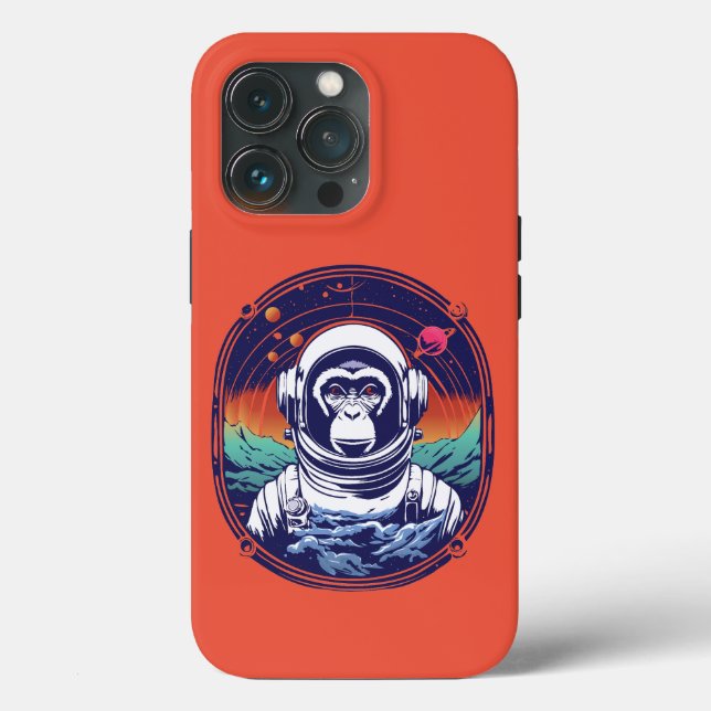 Space Monkey Astronaut (Baksida )