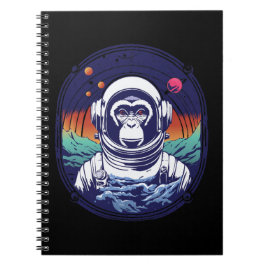 Space Monkey Astronaut Anteckningsbok