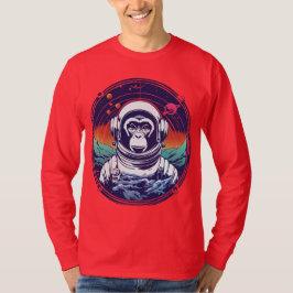 Space Monkey Astronaut T Shirt