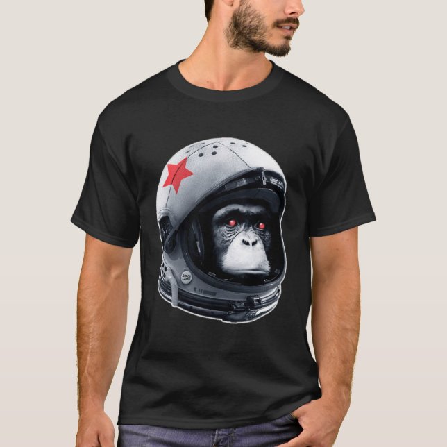 Space Monkey T Shirt (Framsida)