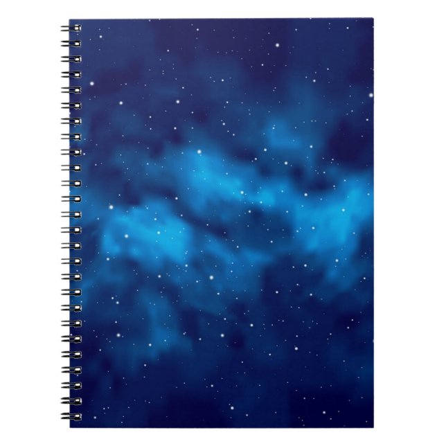 Space mönster anteckningsbok (Framsidan)
