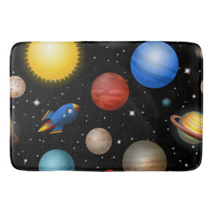 Space mönster badrumsmatta