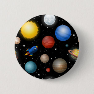 Space mönster knapp