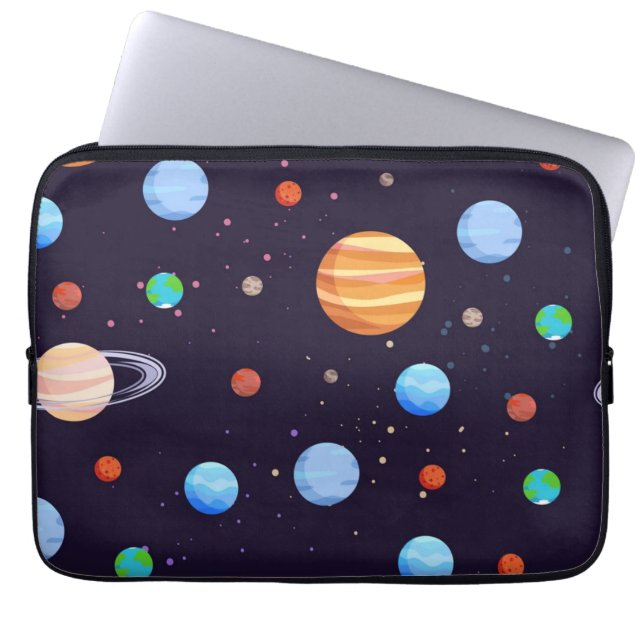Space mönster laptop fodral (Framsidan)