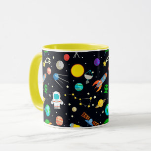 Space Mönster Mugg