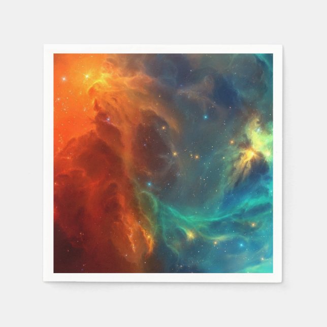 Space mönster pappersservett (Framsidan)