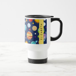 Space Mönster, Planets, Stars, Cosmos, Ditt namn Resemugg
