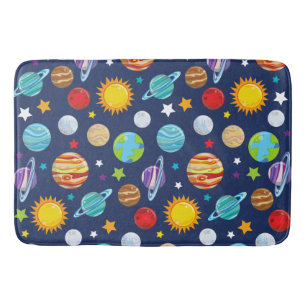 Space Mönster, Planets, Stars, Cosmos, Galaxy Badrumsmatta