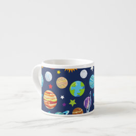 Space Mönster, Planets, Stars, Cosmos, Galaxy Espressomugg