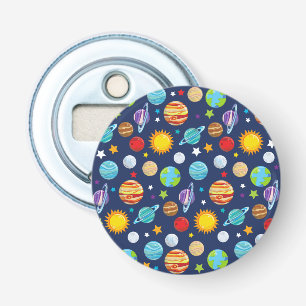 Space Mönster, Planets, Stars, Cosmos, Galaxy Flasköppnare