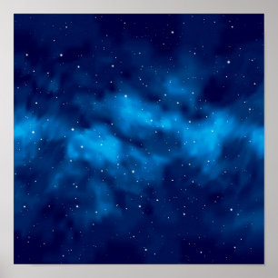 Space mönster poster
