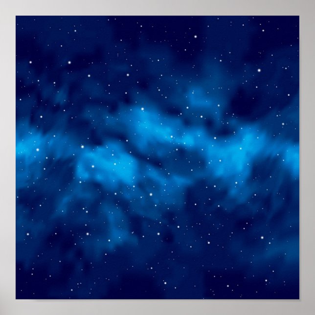 Space mönster poster (Framsidan)