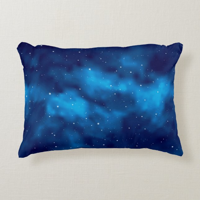 Space mönster prydnadskudde (Framsidan)