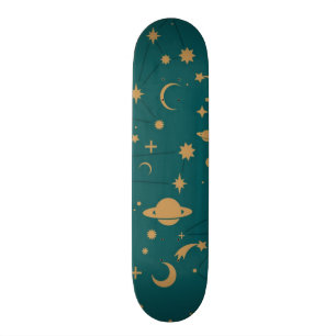 Space mönster skateboard bräda 20,5 cm