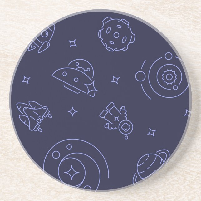 Space mönster underlägg (Framsidan)