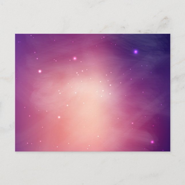 Space mönster vykort (Framsida)