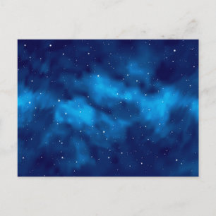 Space mönster vykort