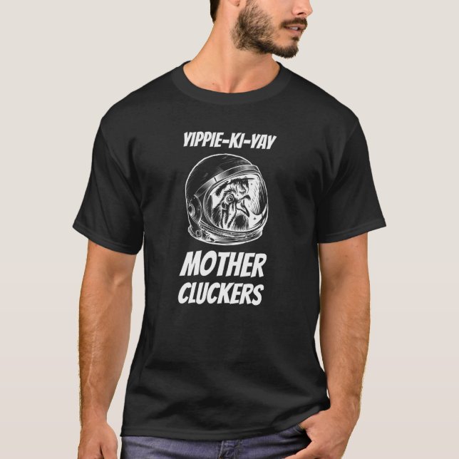Space Mor Clucker T Shirt (Framsida)