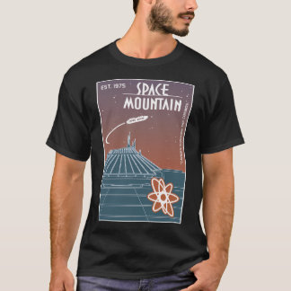 Space Mountain (Nebula) aktivt T Shirt