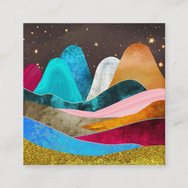 Space Mountains Tilläggskort (Framsida)