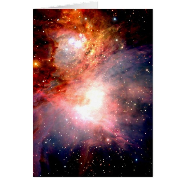 Space Nebula Hälsningskort (Framsidan)