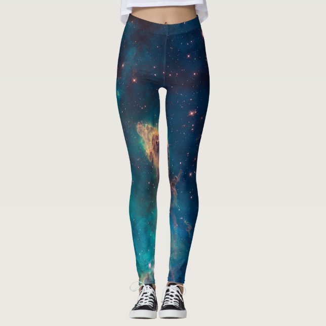 Space Nebula Leggings (Framsida)