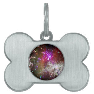 Space - Pacman Nebula Namnbricka Husdjur