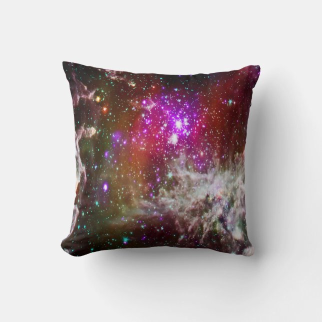 Space - Pacman Nebula Pillow Kudde (Framsida)