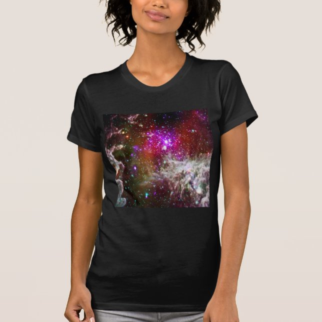 Space - Pacman Nebula T-shirt (Framsida)
