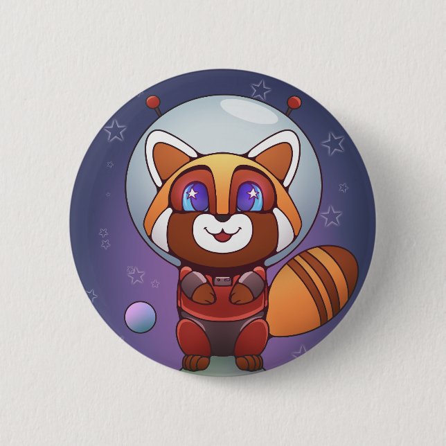 Space Panda Chippy! Knapp (Framsida)