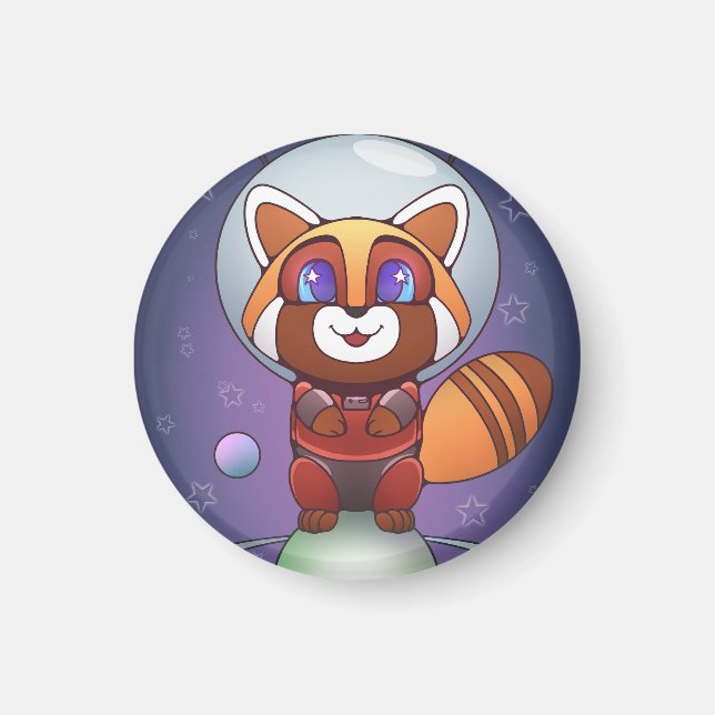 Space Panda Chippy! Magnet (Framsidan)