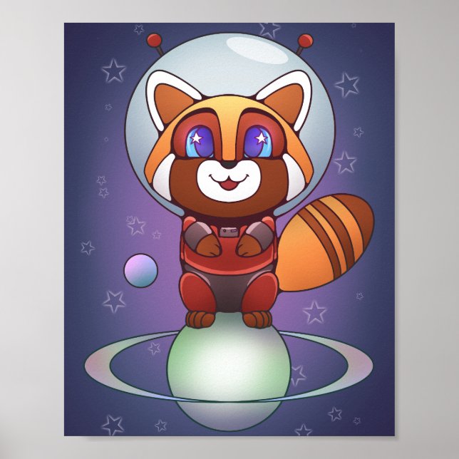 Space Panda Chippy! Poster (Framsidan)