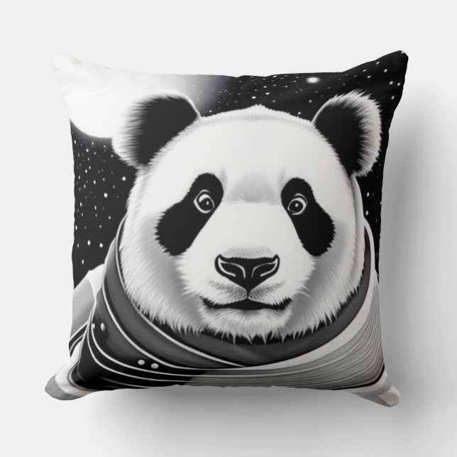 Space Panda Kudde (Framsida)