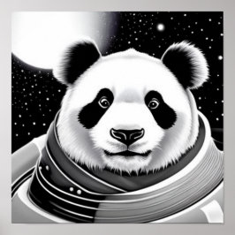 Space Panda-Poster Poster