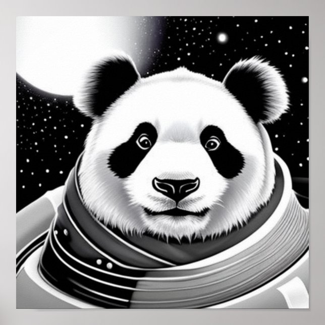 Space Panda-Poster Poster (Framsidan)